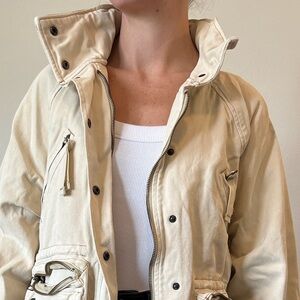 BDG light brown cargo jacket - size small